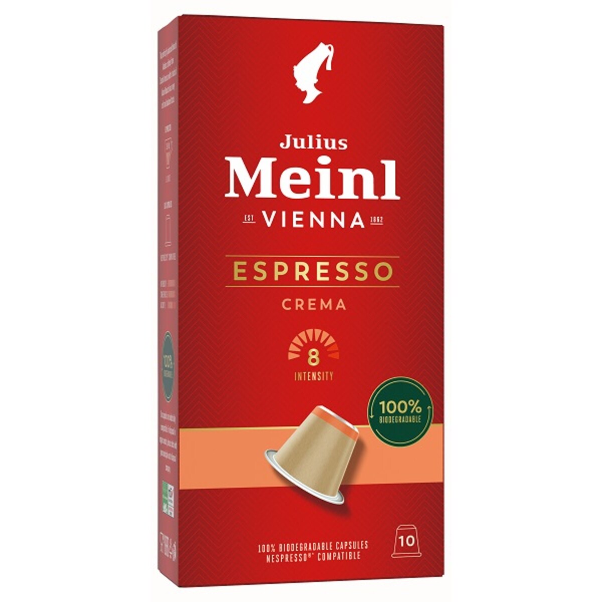 Julius Meinl Crema Nespresso съвместими капсули, 10 бр